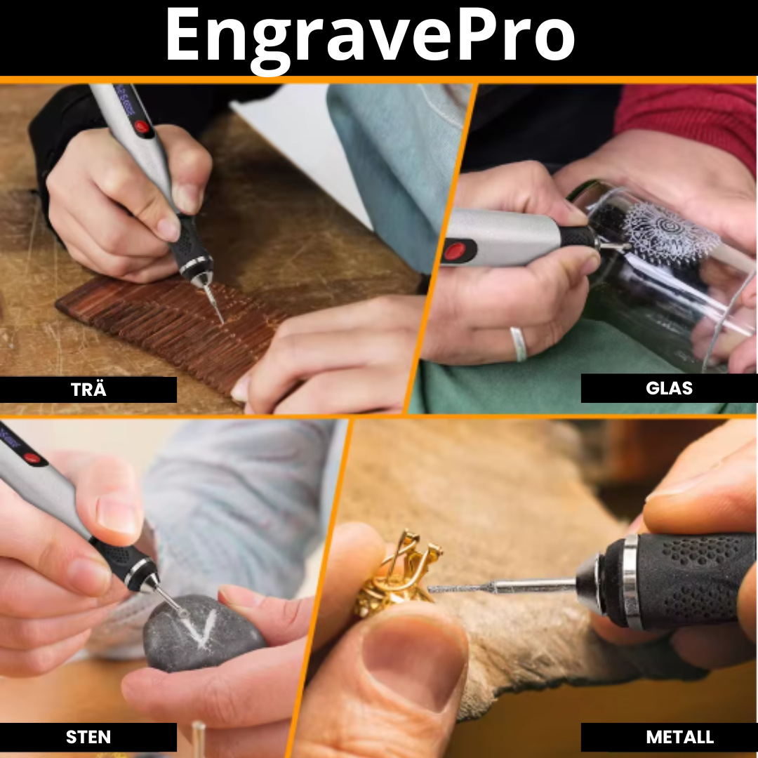 EngravePro™ - Gåvan de aldrig glömmer, skapa personliga gravyrer på 2 minuter