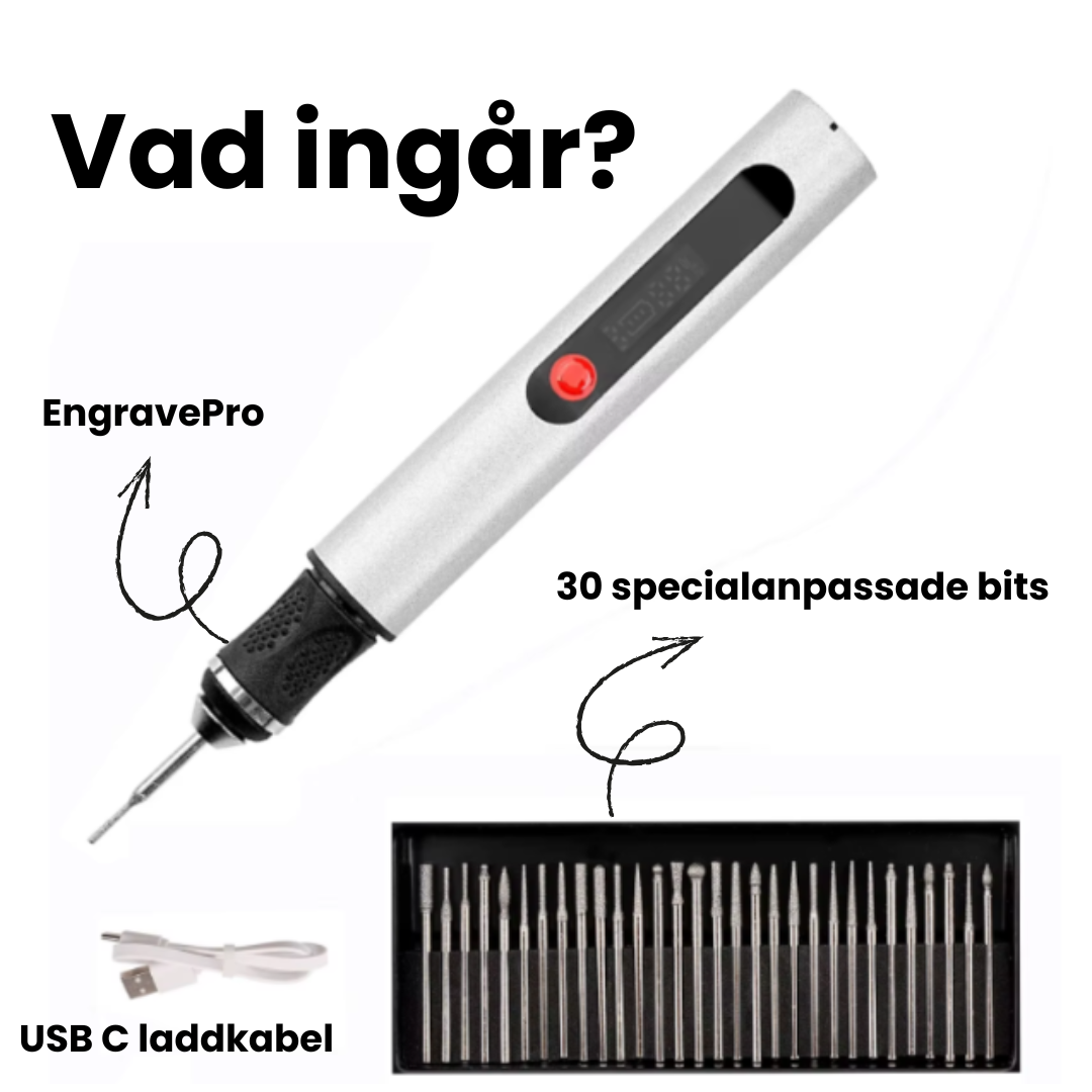 EngravePro™ - Gåvan de aldrig glömmer, skapa personliga gravyrer på 2 minuter